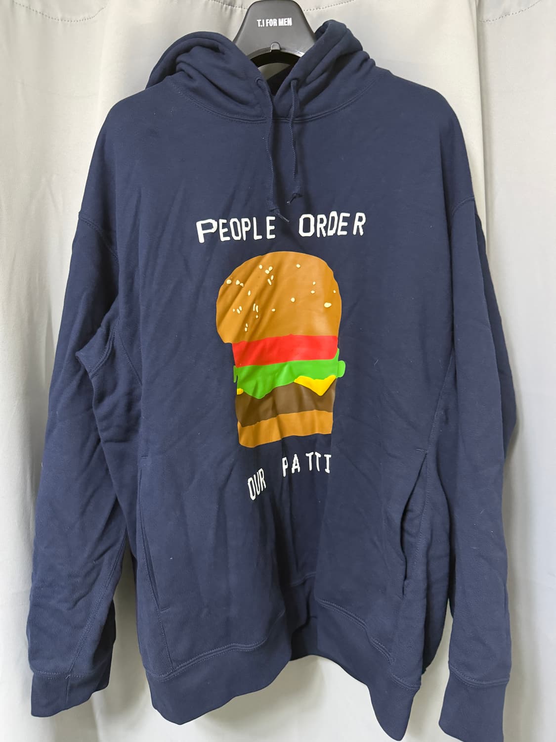 유니클로 UT x CPFM x 스폰지밥 스웻 후드 네이비 XL 상품이미지1