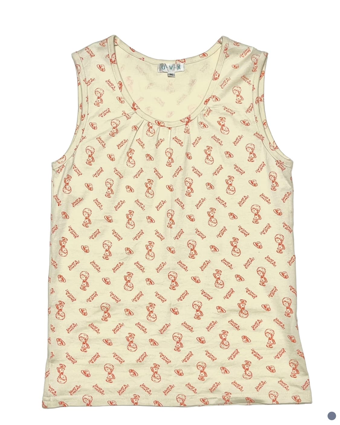 Orange character sleeveless 상품이미지1
