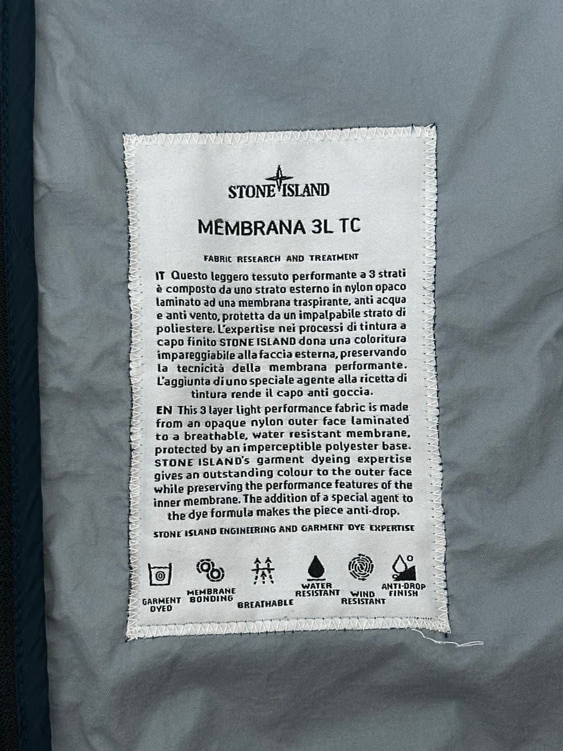 스톤아일랜드 멤브라나 3L tc 자켓 XL(105-108) 상품이미지2
