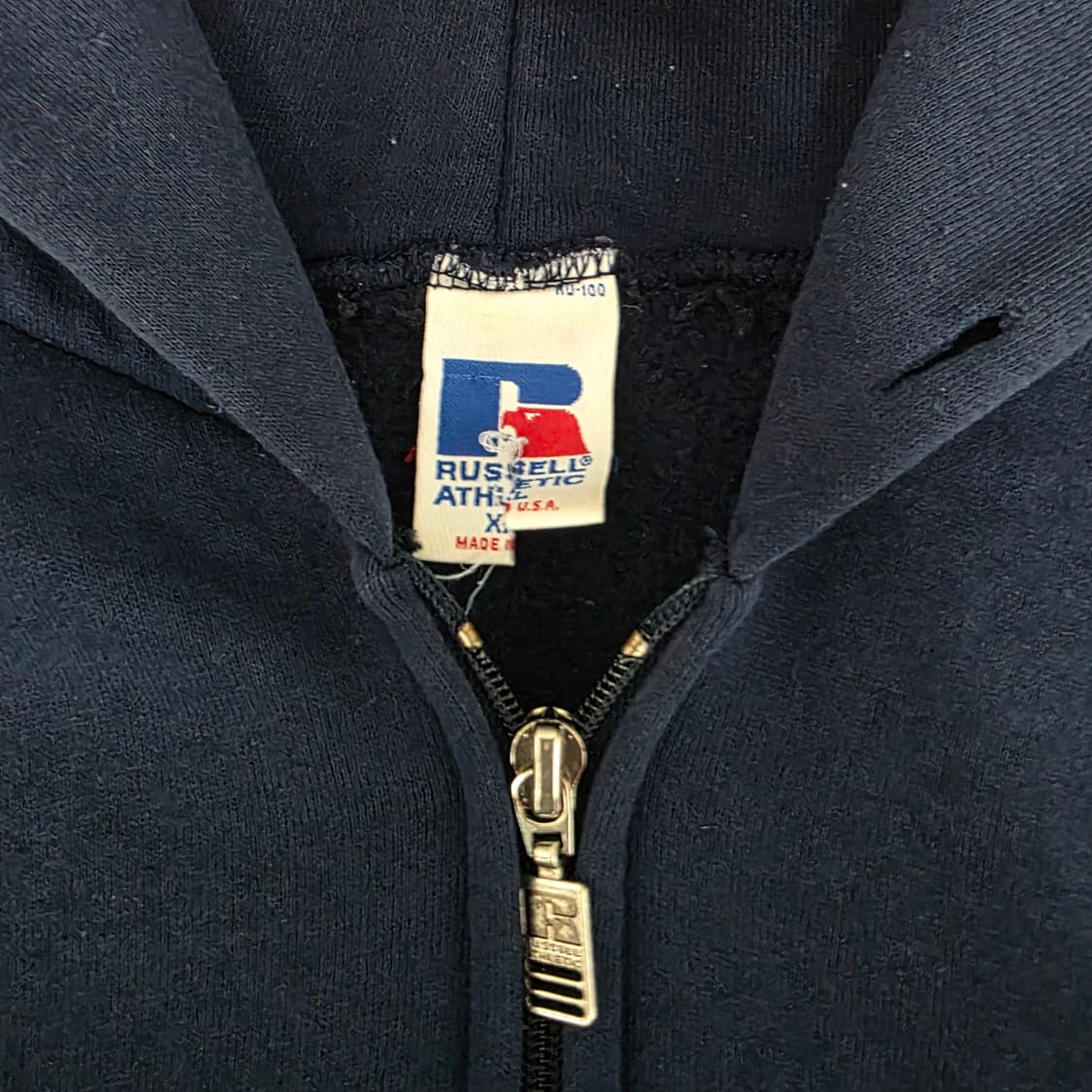 [XXL] 러셀 애슬레틱 후드집업 네이비 포켓 스티치 VER.20 상품이미지3