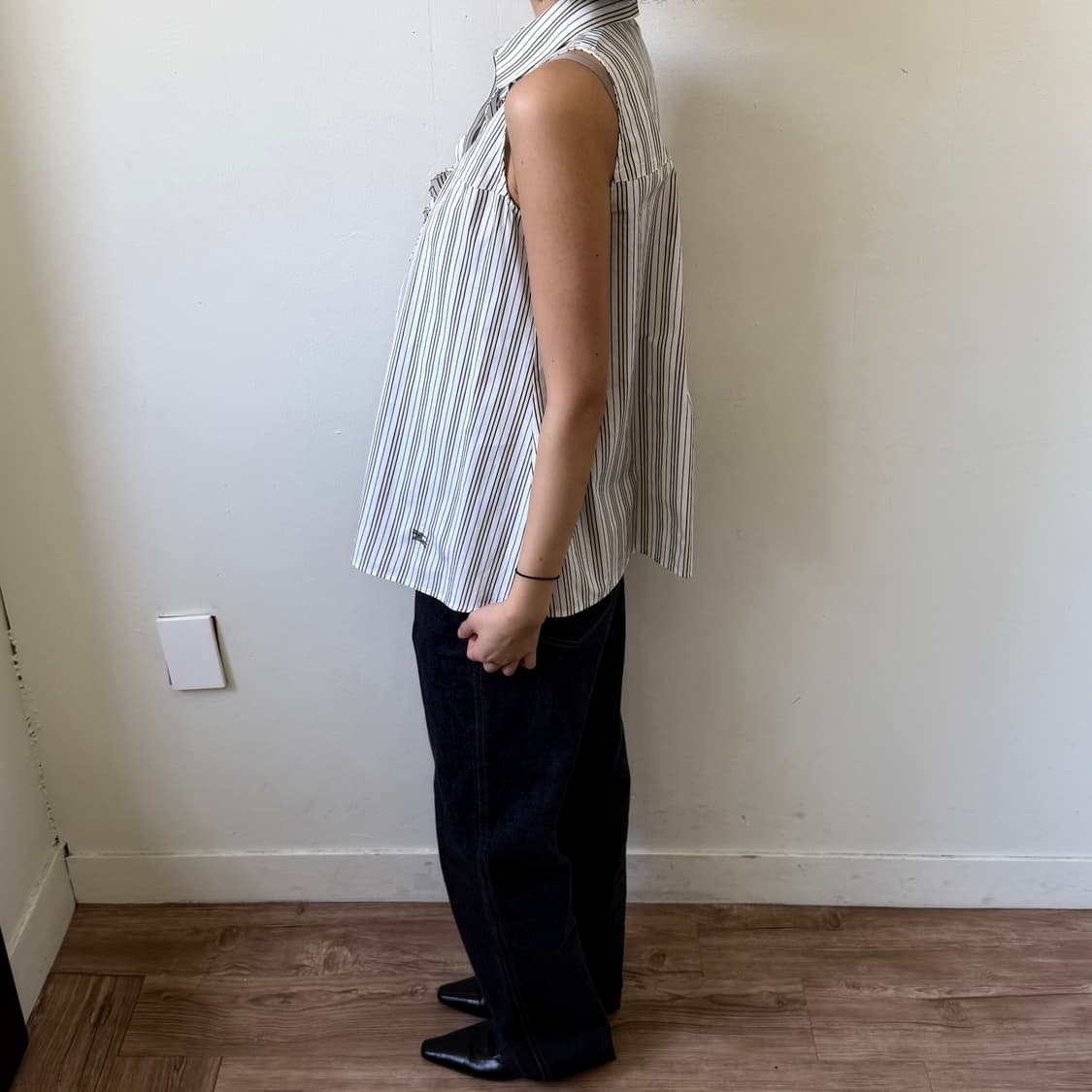 버버리 셔링 셔츠 상품이미지2