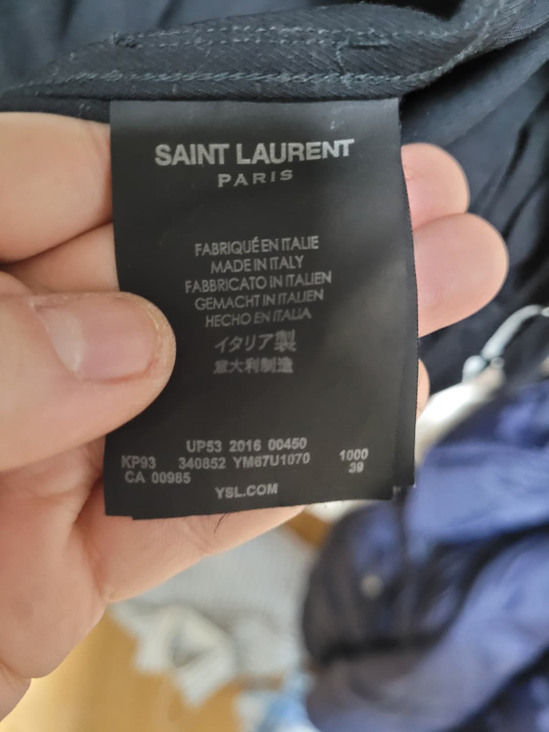 생로랑 스컬 셔츠 상품이미지4