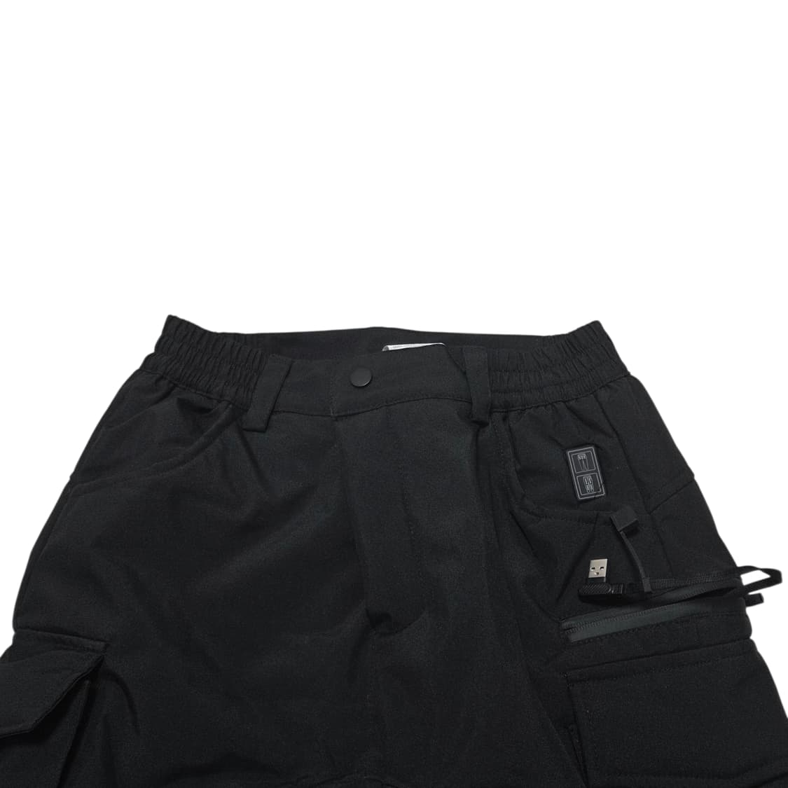 블랙 스마트 발열 패딩 바지 상품이미지2