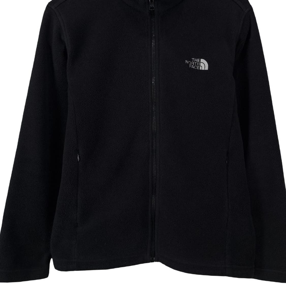 [노스페이스] 로고 자수 플리스 후리스 집업 자켓 블랙 M19600 상품이미지5