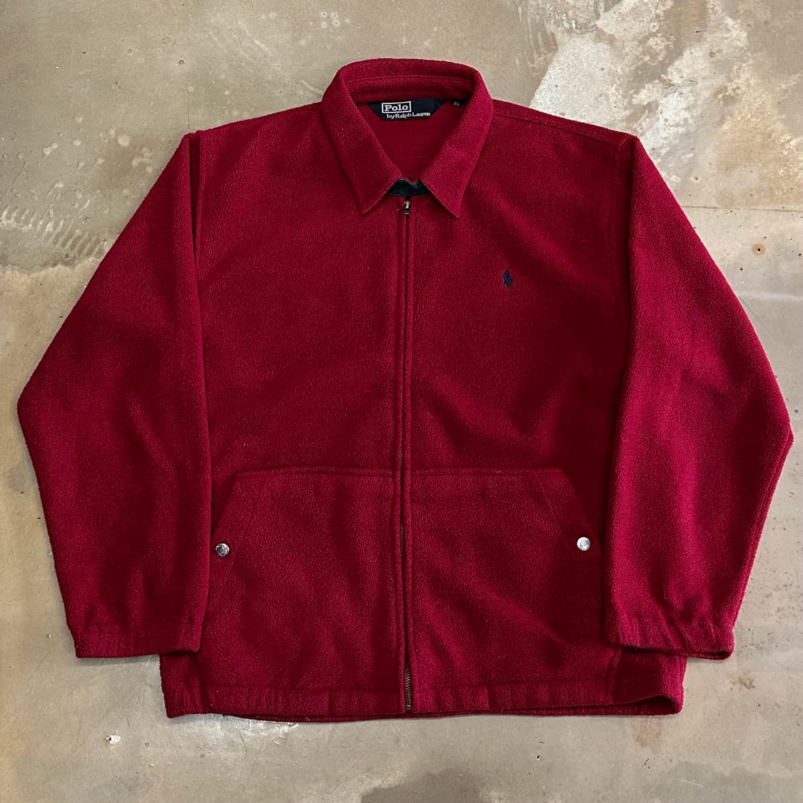 95 폴로랄프로렌 1990s 레드 플리스 자켓 상품이미지2