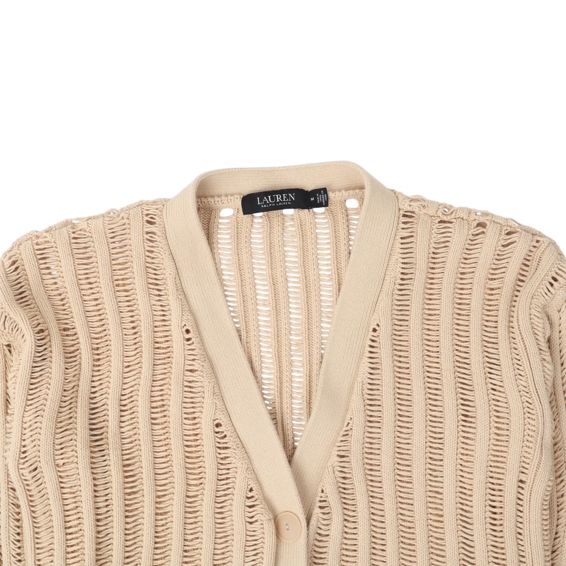 로렌 랄프로렌 베이지 코튼 린넨 가디건 상품이미지2