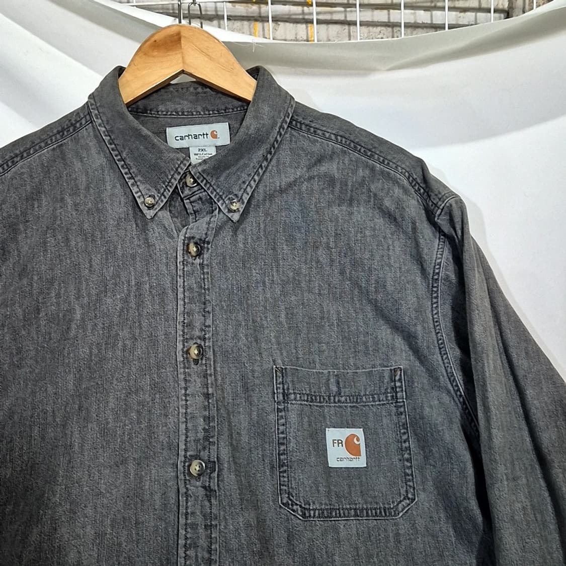 칼하트 FR 데님 셔츠  상품이미지2