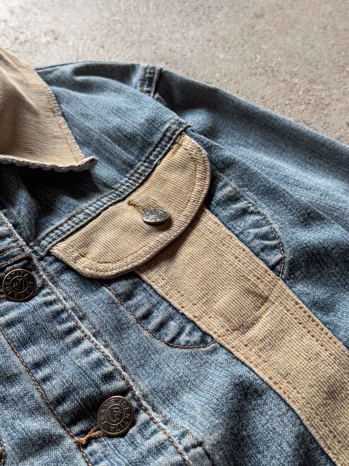 코듀로이 믹스 데님 자켓 상품이미지3