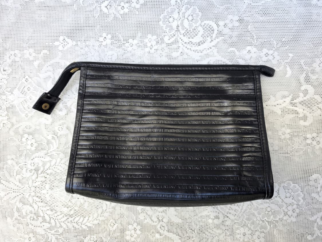 마리오 발렌티노 빈티지 레더 클러치백 (made in italy) 상품이미지3