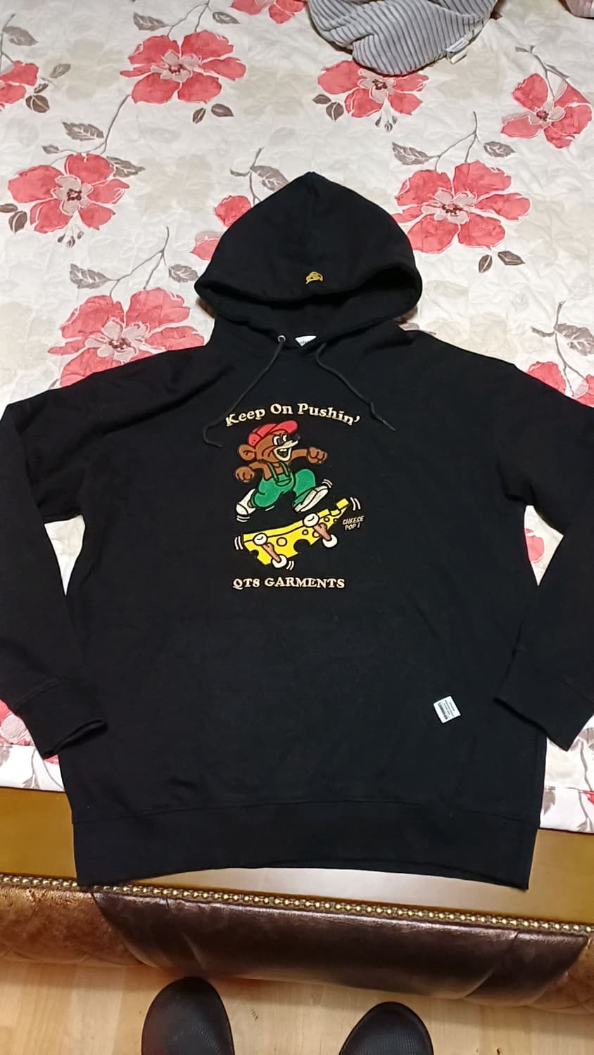 큐티에잇가먼츠 후드 110 가슴60 기장75 상품이미지1