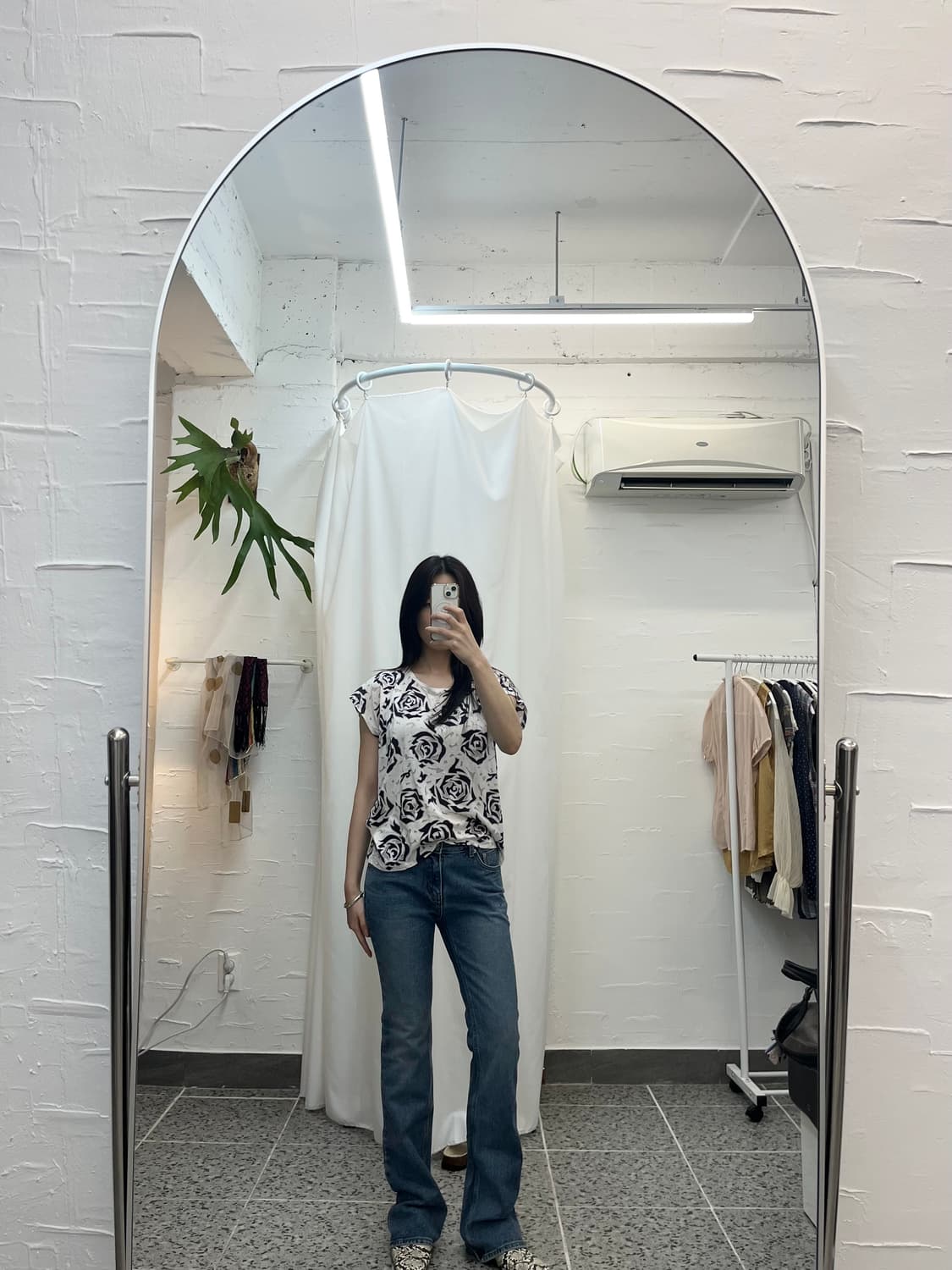 로즈 펄 티셔츠 상품이미지2