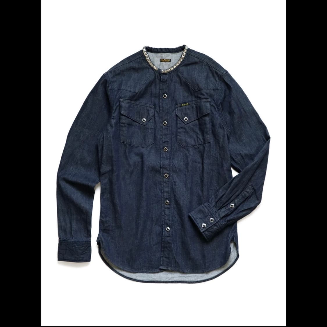 캐피탈 Kapital 80z 데님 밴드 컬러 스터드 웨스턴 셔츠 상품이미지1