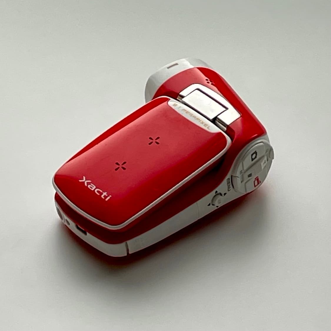 [작례/바로 사용] 산요 작티 DMX-CG9 레드 디카 캠코더 상품이미지1