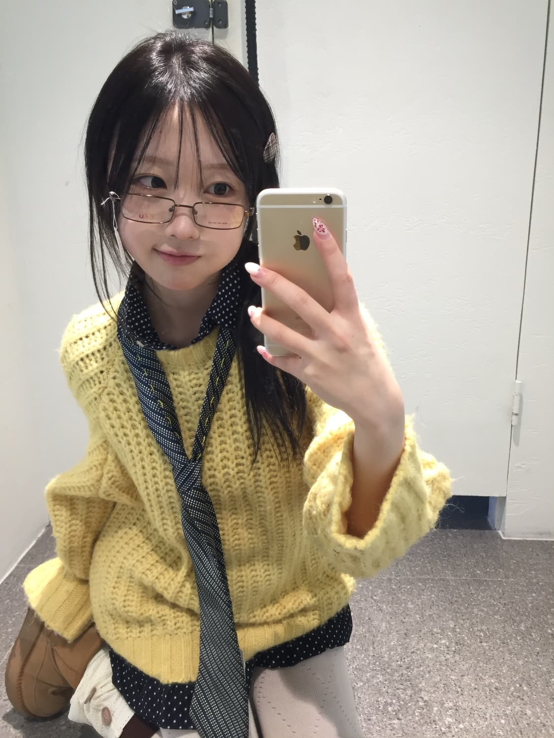 빈티지 노랑 니혼진 코디세트  상품이미지2