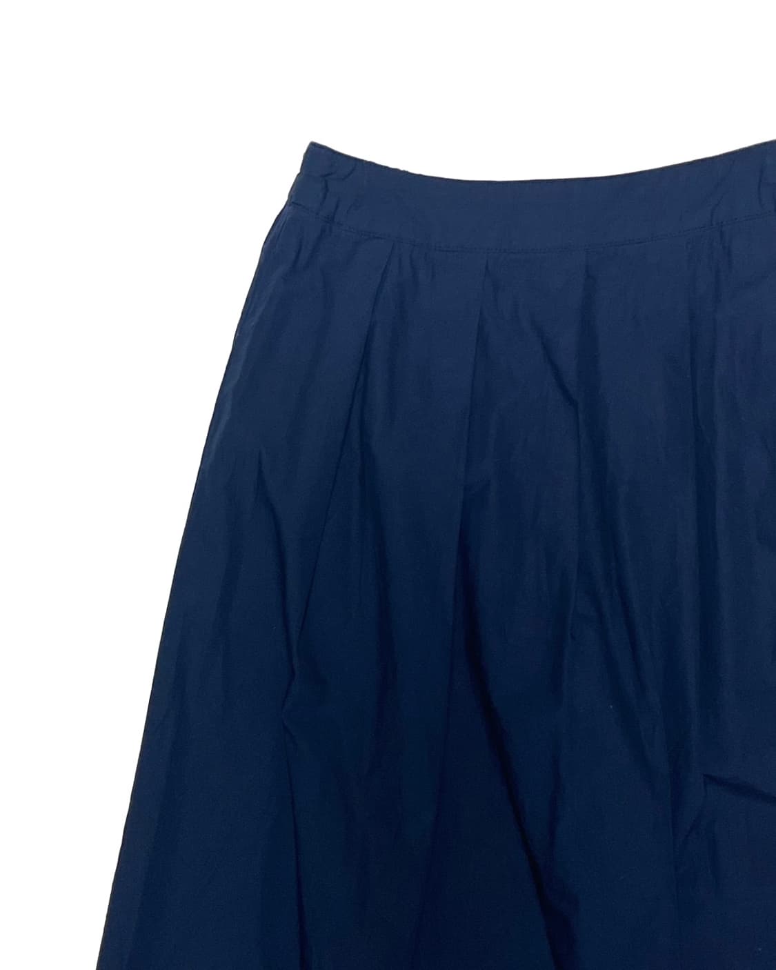 Navy pin tuck banding skirt 상품이미지2
