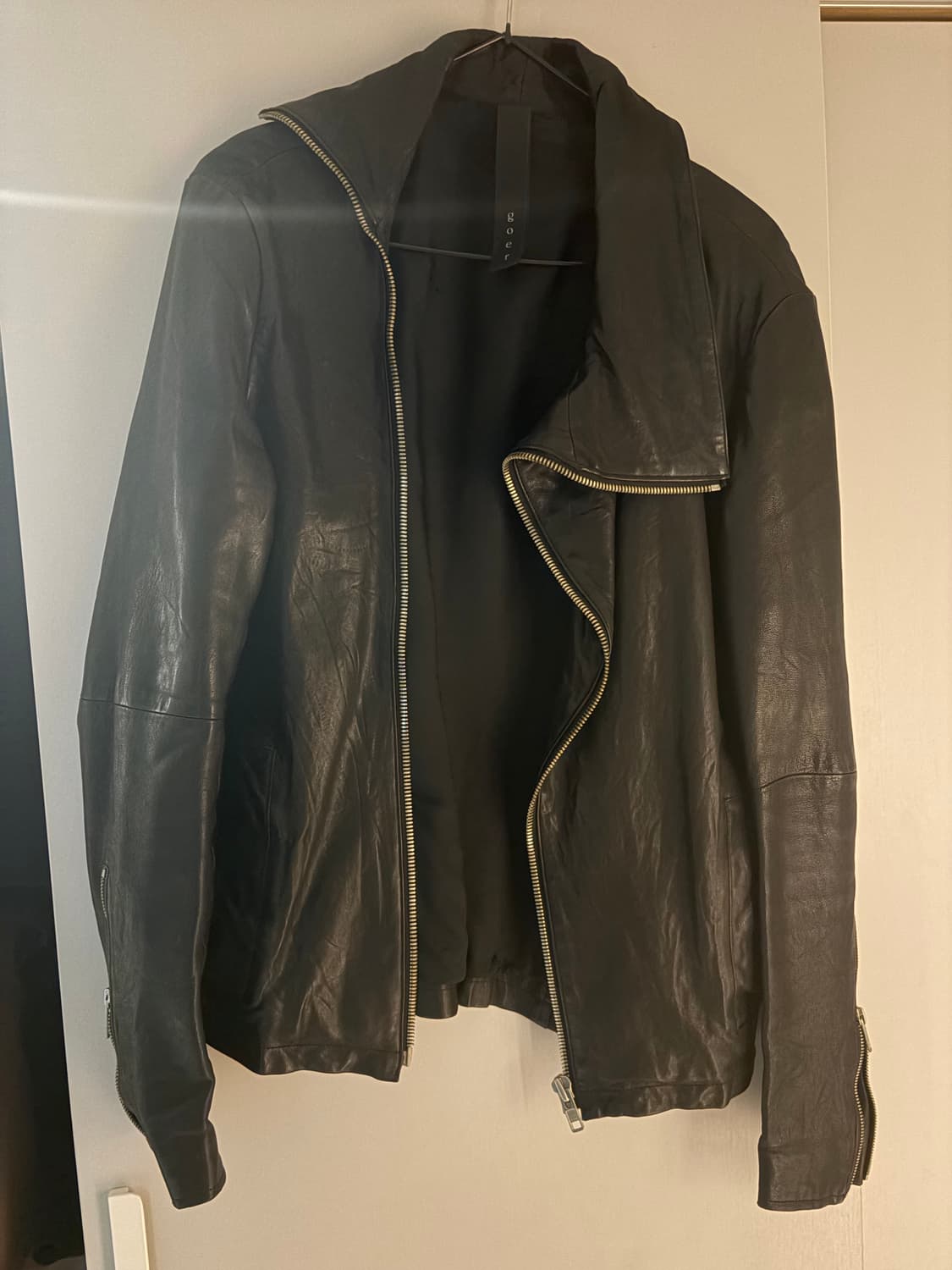 고어 gore 레더자켓 상품이미지1