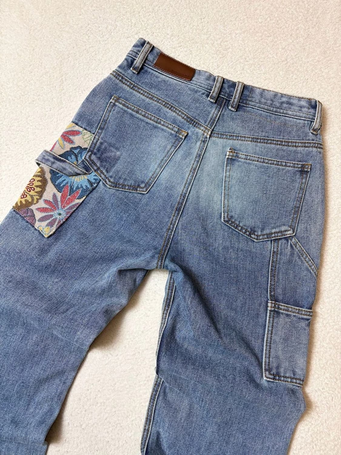 앤더슨벨 22ss 우먼스 플로러 카펜터 데님 팬츠 PN6587 상품이미지7