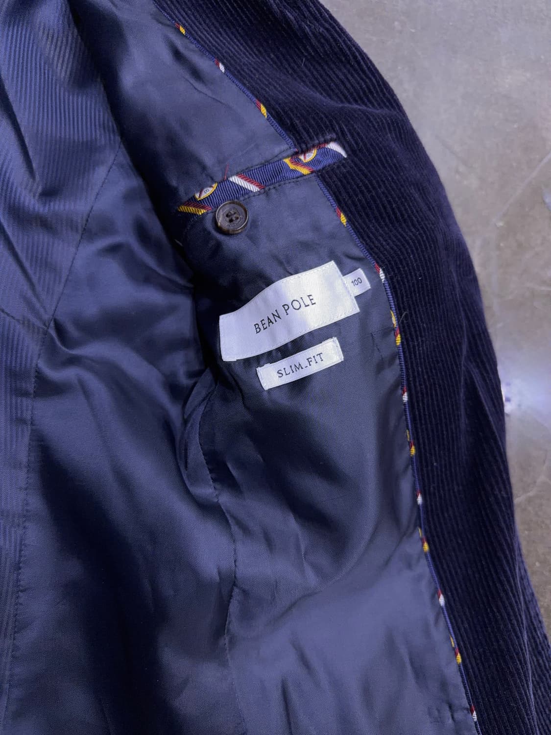 빈폴 클래식 코듀로이 스포츠자켓 블레이저 자켓 네이비 100 상품이미지8