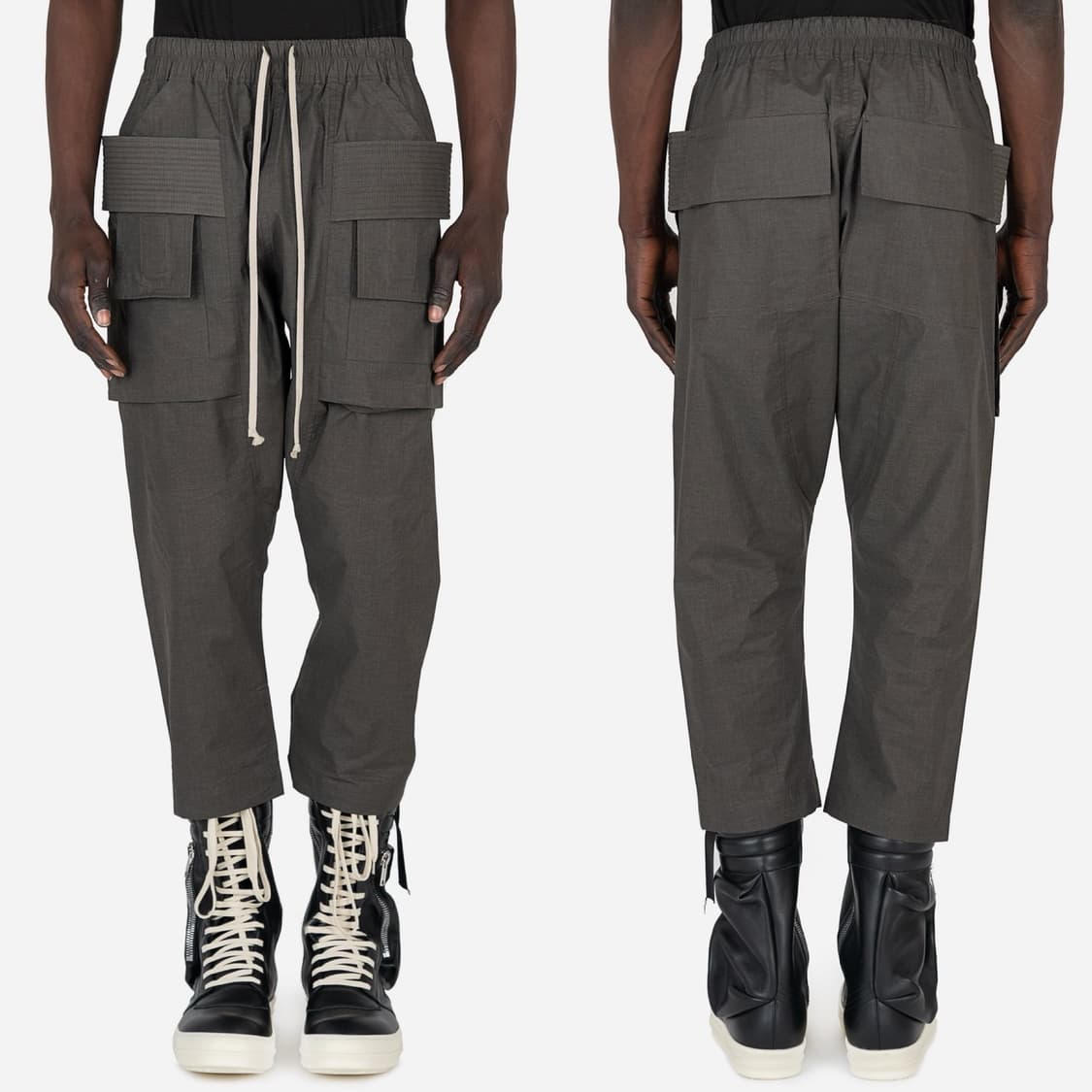 릭오웬스 22SS 다크쉐도우 태권도 카고 크롭 팬츠 다크 더스트 상품이미지1