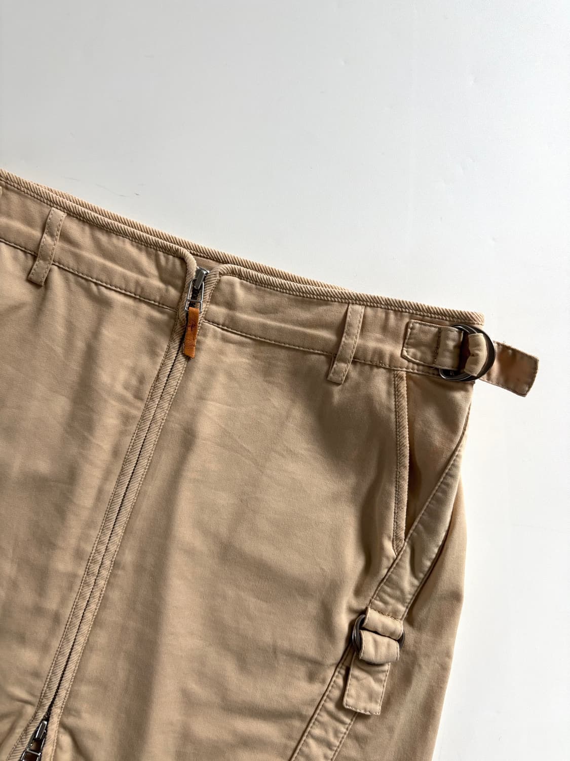 Burberry 버버리 블루라벨 베이지 컬러 지퍼 미니 스커트  상품이미지5