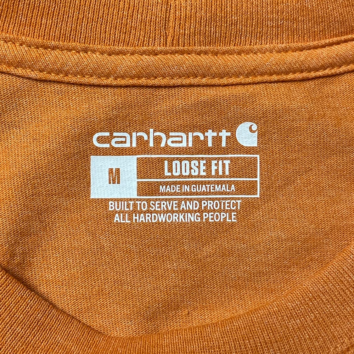 CARHARTT 칼하트K87 오렌지 포켓 반팔 티셔츠 A01088 상품이미지9