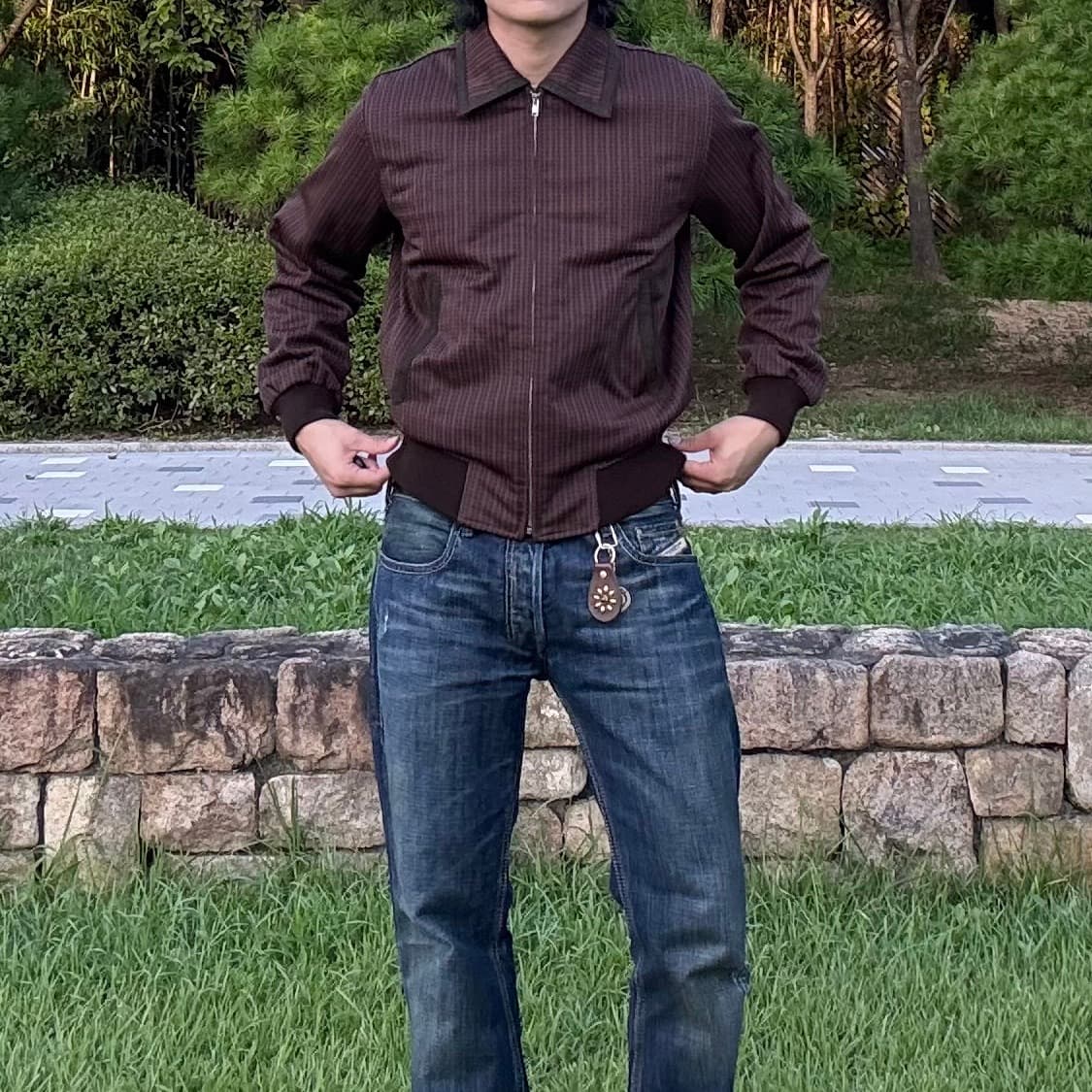 Men’s Casual 재팬 빈티지 블루종 상품이미지1