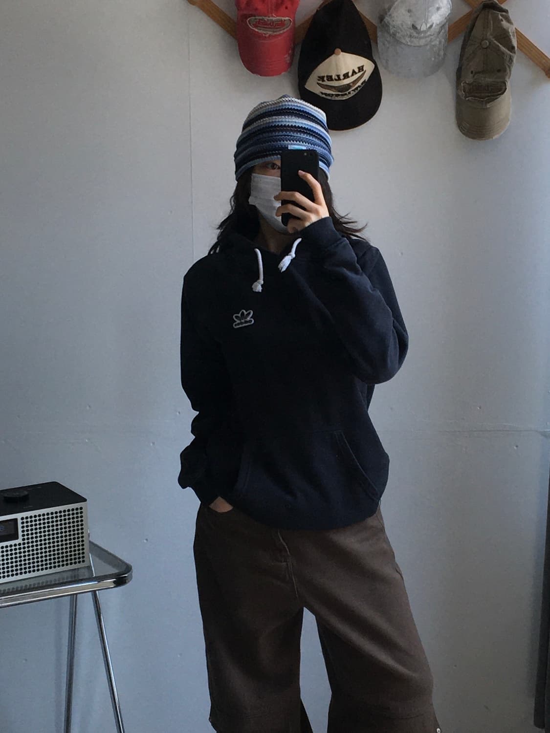 아디다스 불꽃로고 와펜 후드티 상품이미지1