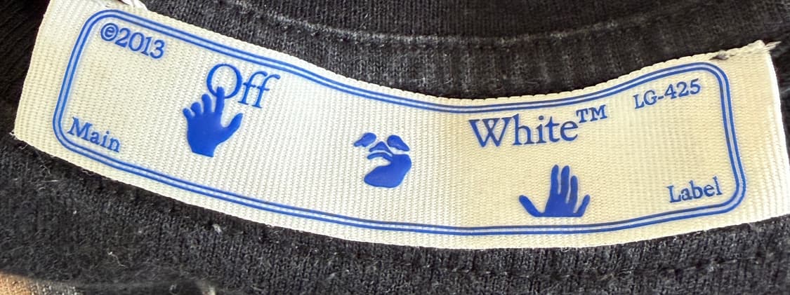 오프화이트 카라바조 프린팅 반팔 티셔츠 상품이미지4