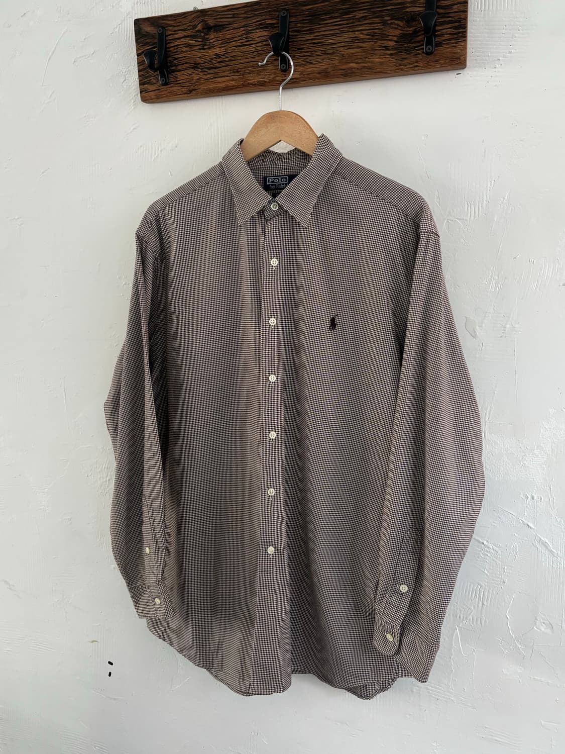 Polo 폴로 랄프로렌 브라운 체크 셔츠 상품이미지1