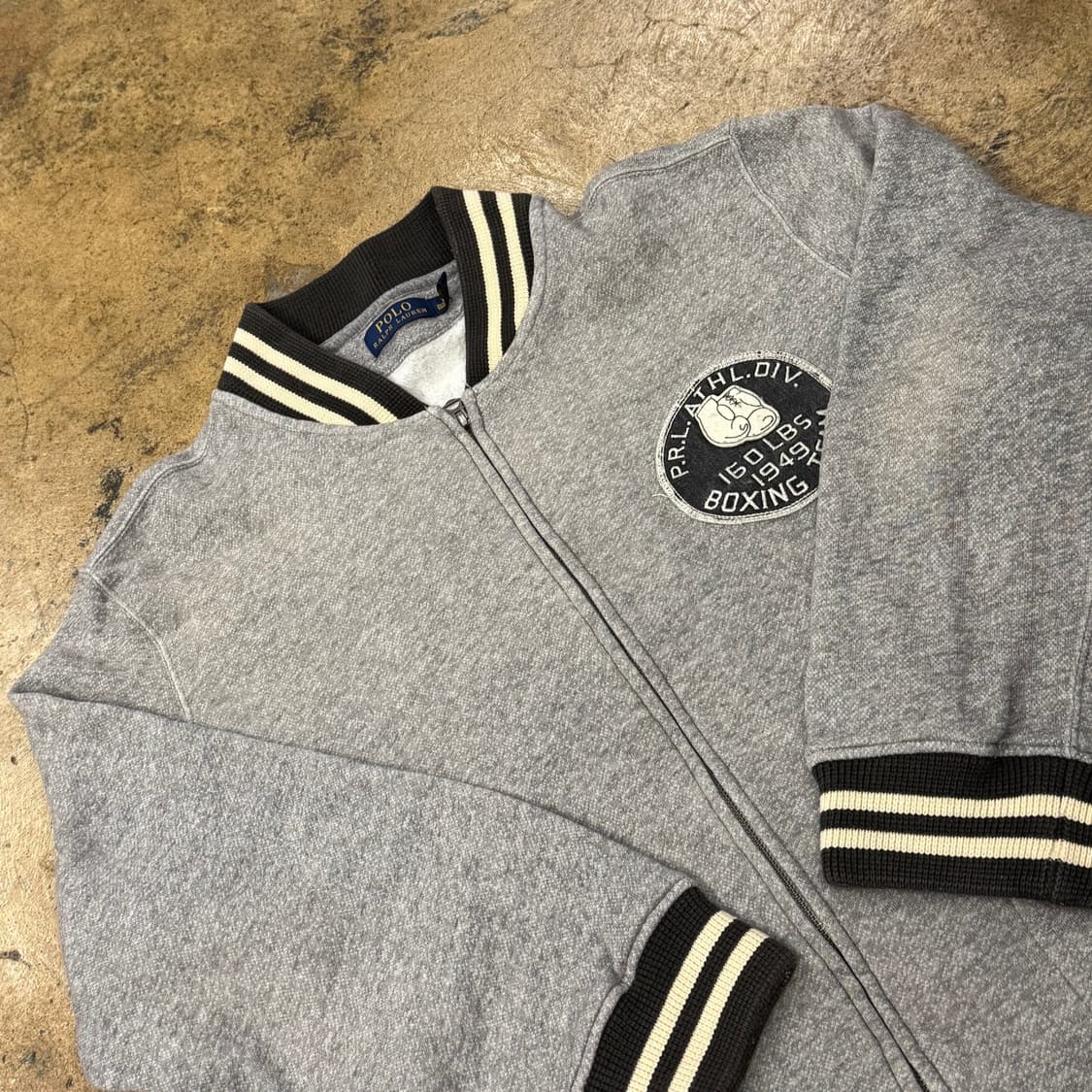 폴로 랄프로렌 그레이 바시티 자켓 상품이미지1