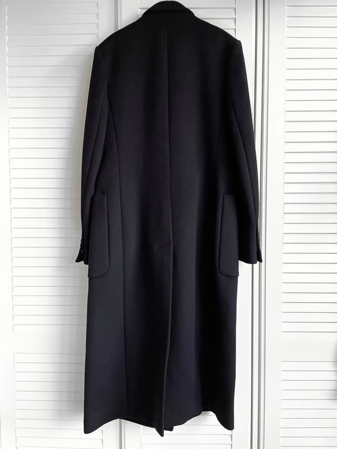 (한번착용) TOMBOY 톰보이 울 코트 55반 (다크네이비) 상품이미지4