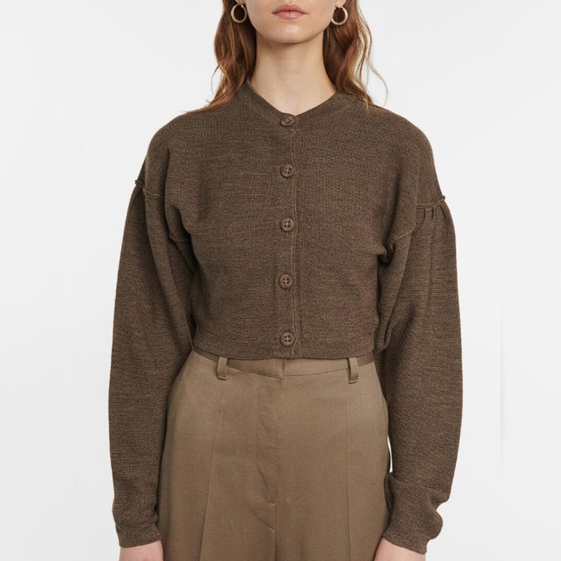 르메르 LEMAIRE 크롭 울 가디건 상품이미지1