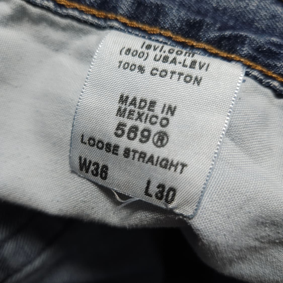 36×30 리바이스 빈티지 루즈 스트레이트핏 청바지 상품이미지8