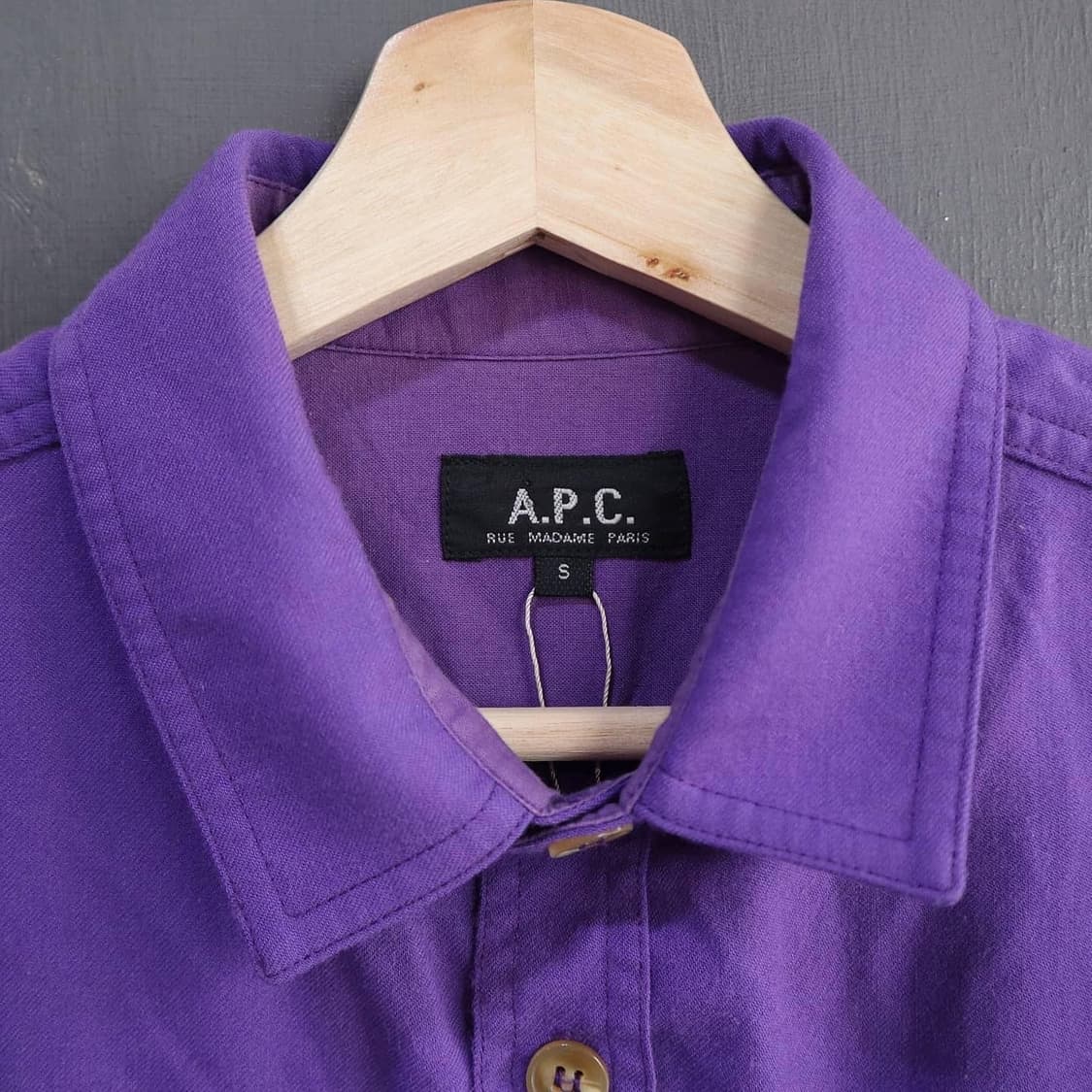 A.P.C 투포켓 울&나일론 셔츠 상품이미지6
