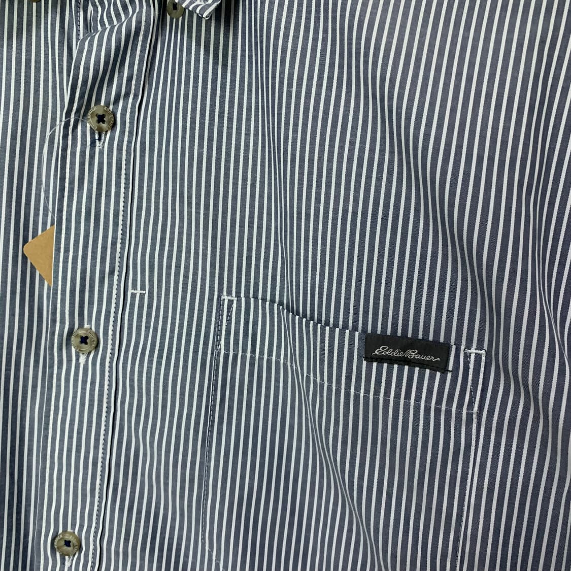 에디바우어 빈티지 스트라이프 셔츠 XL 남녀공용 상품이미지3