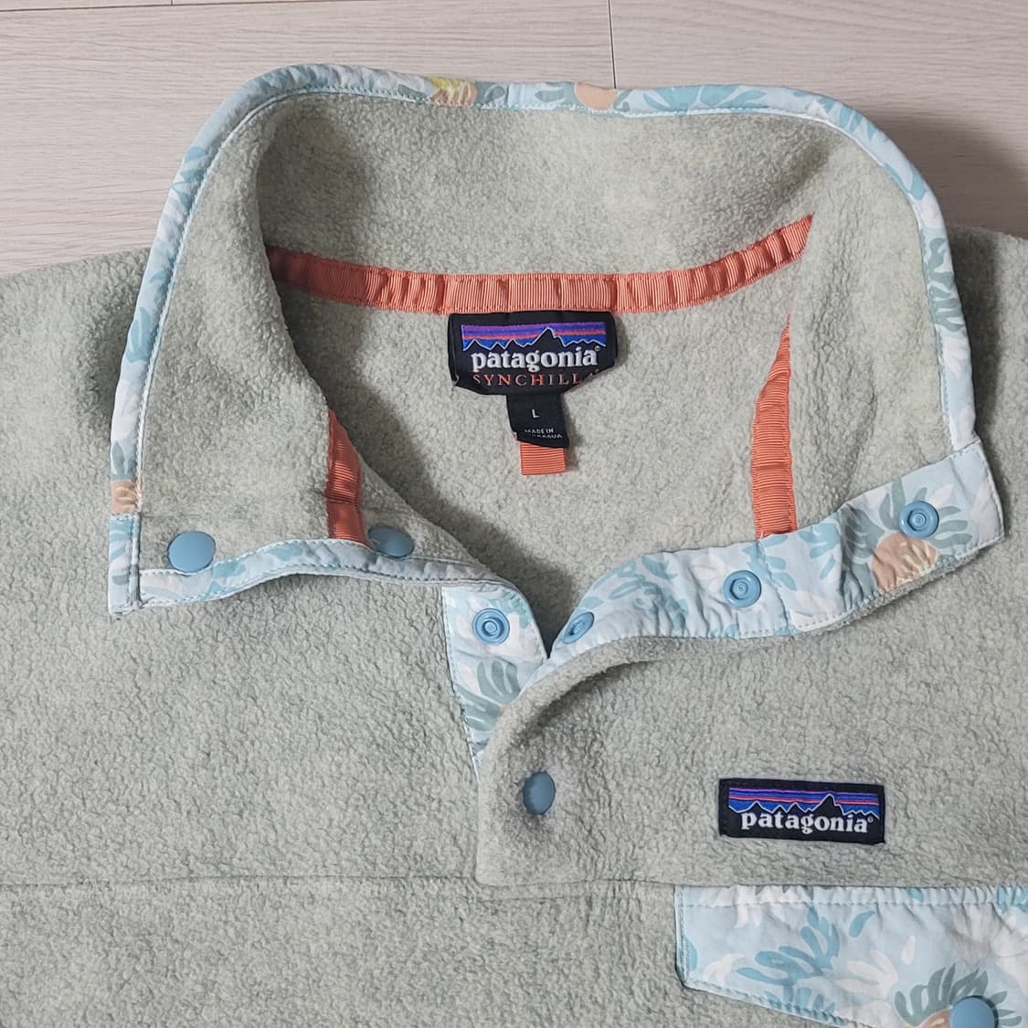 [우먼L=남자M과 거의비슷] 파타고니아 신칠라 라이트웨이트 하와이안플로럴 상품이미지4