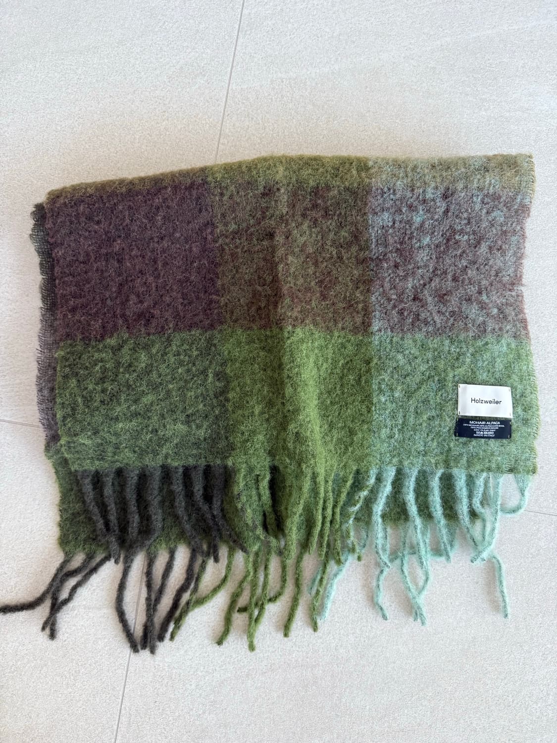 홀츠베일러 모헤어알파카 머플러 상품이미지1