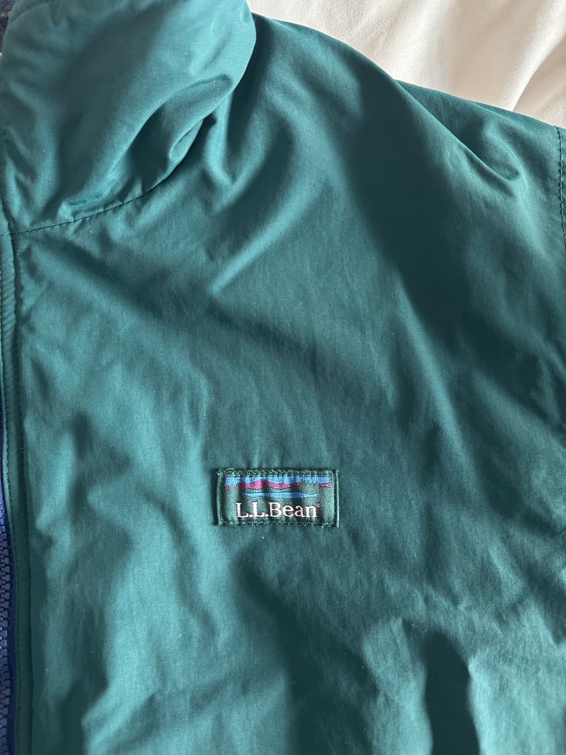 [L] 엘엘빈 ll bean 아즈텍 라이닝 웜업 자켓 그린 상품이미지3