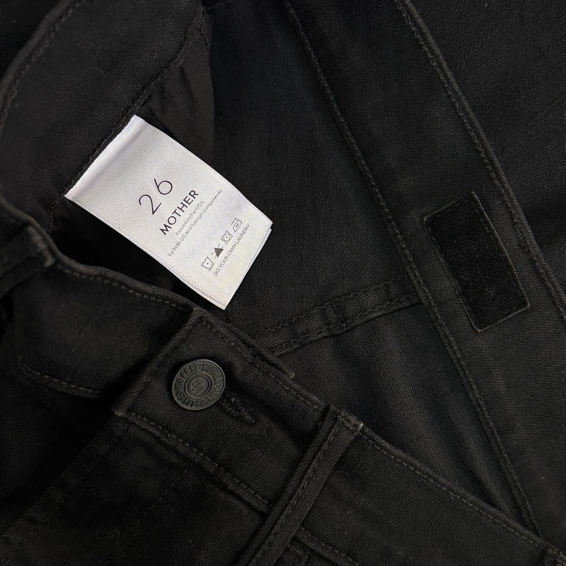 마더데님 부츠컷 블랙 진 (26) 상품이미지3