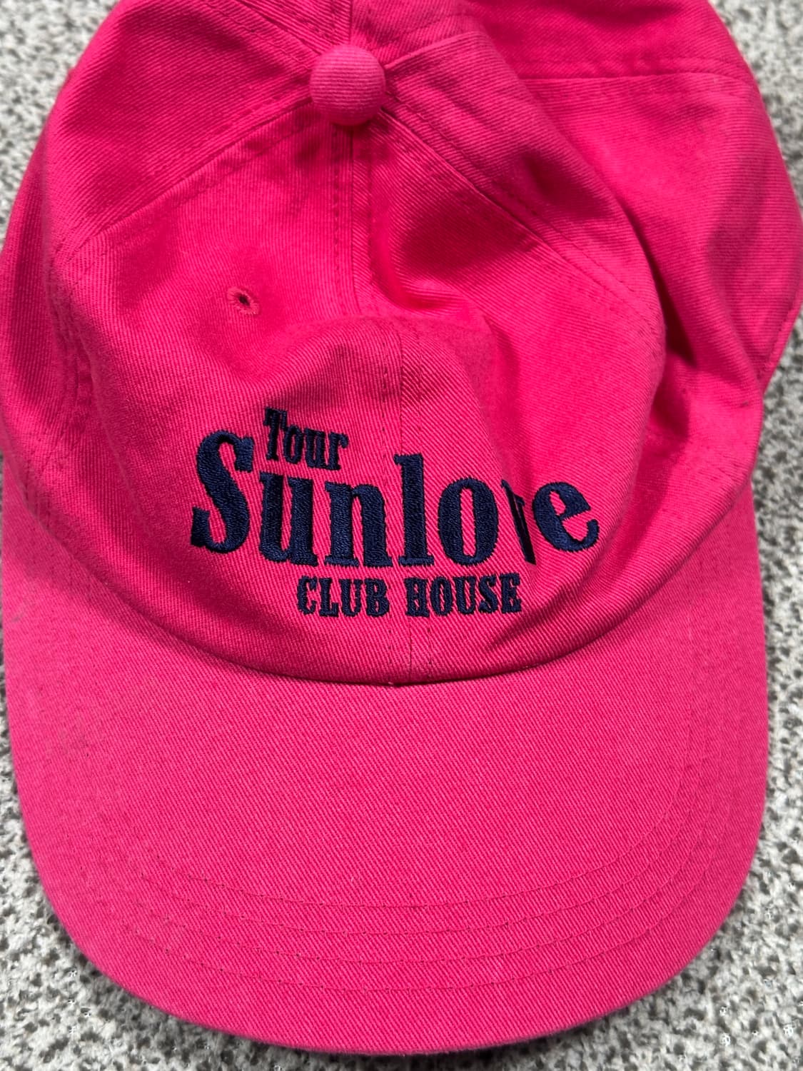 상태최상 썬러브 볼캡 모자 핑크 상품이미지7