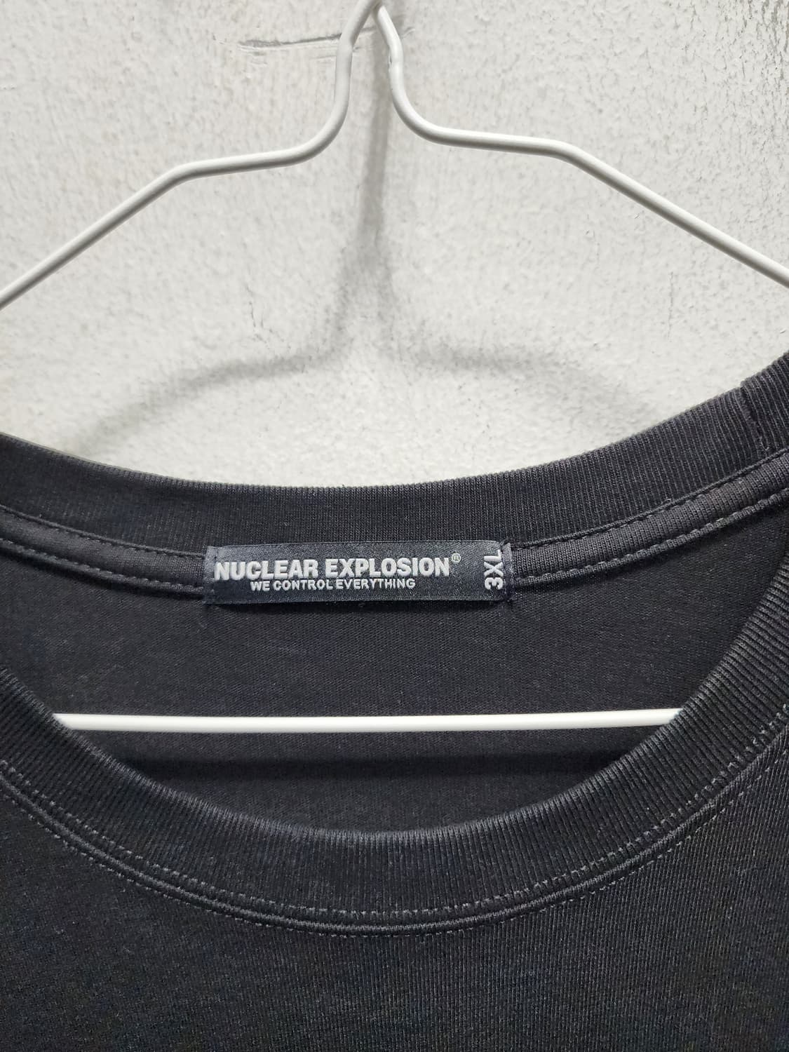 Nuclear Explosion 블랙 반팔 티셔츠 3XL 상품이미지3