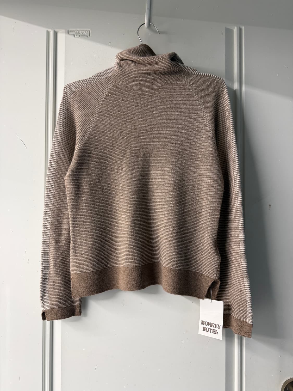 일본빈티지 레글런 터틀넥 니트 스웨터 상품이미지7