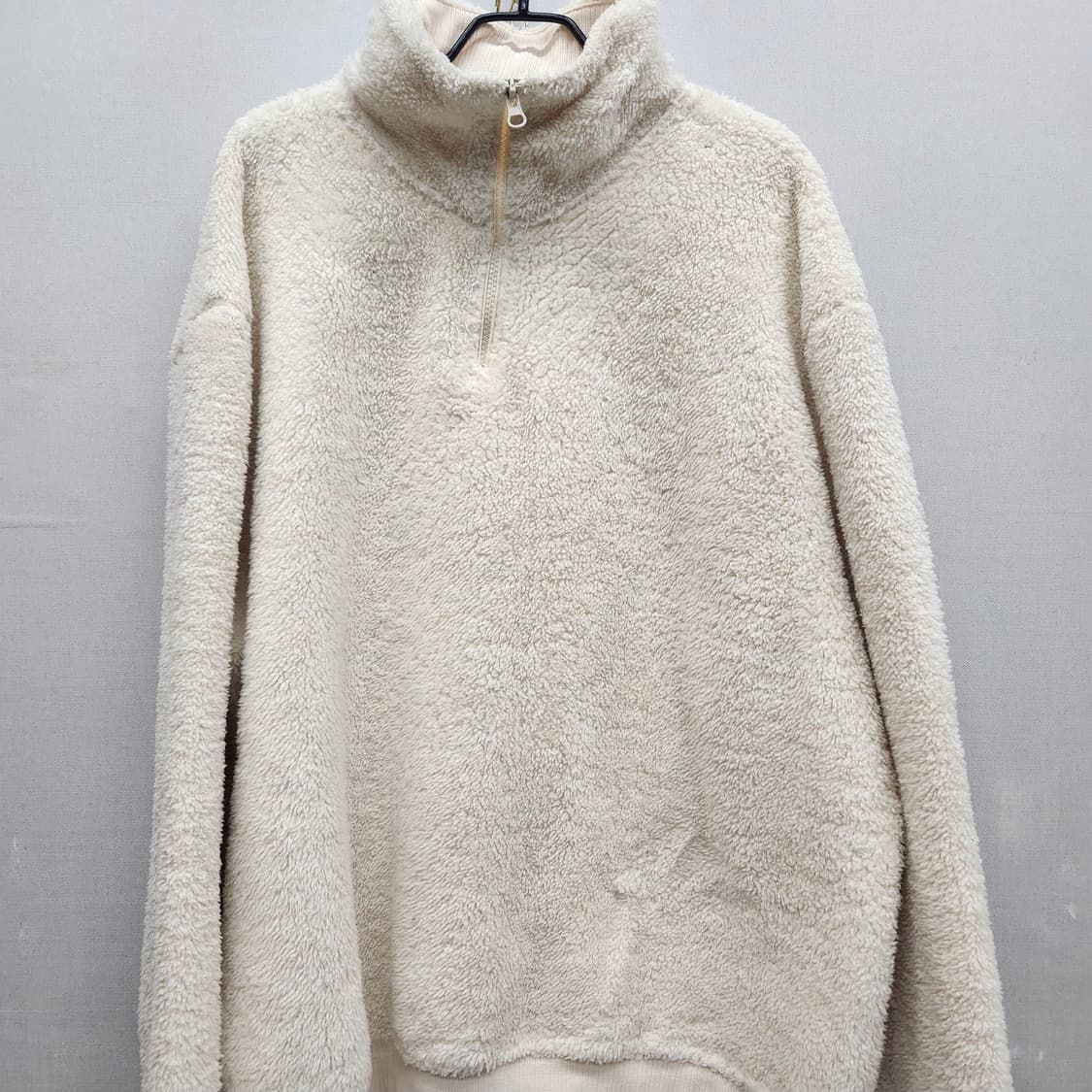 자라 뽀글이 반집업 맨투맨 XL(2XL) 상품이미지2