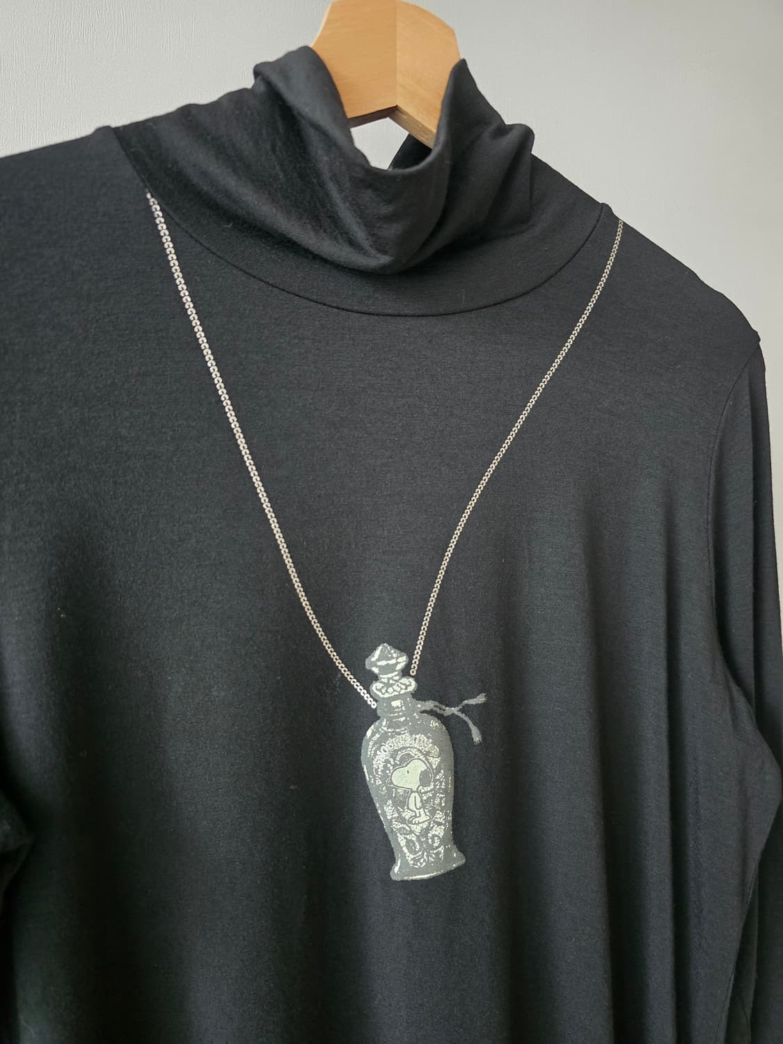 스누피 텐셀 목폴라 티셔츠 상품이미지4