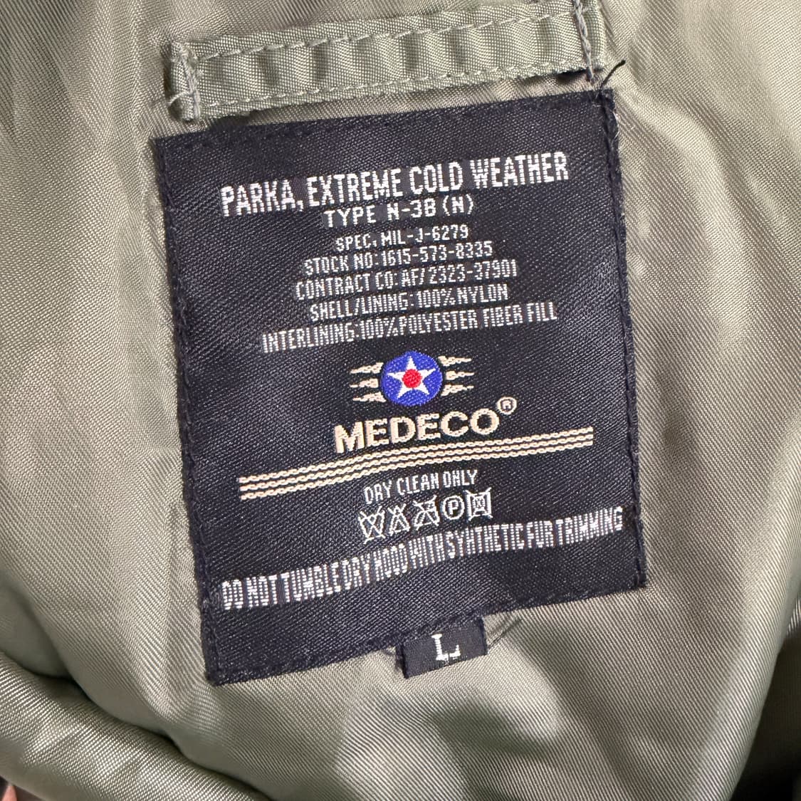 [L] MEDECO ecwcs N3B 파카 상품이미지9