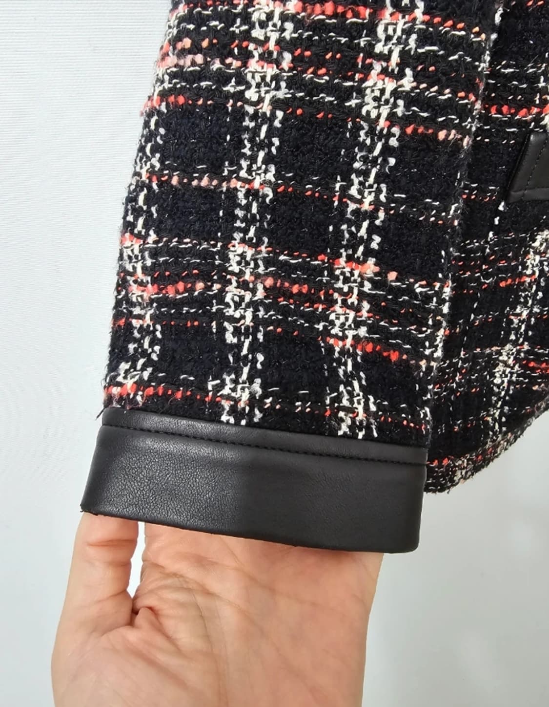 마쥬 트위드 자켓 블랙 ~55 상품이미지5