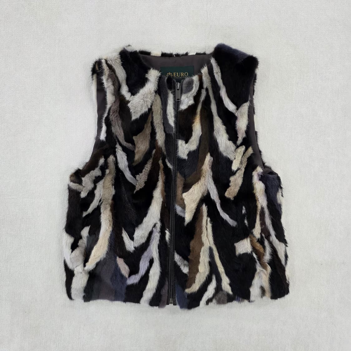 [구66] 유로컬렉션 천연밍크 조끼 0213J 상품이미지1