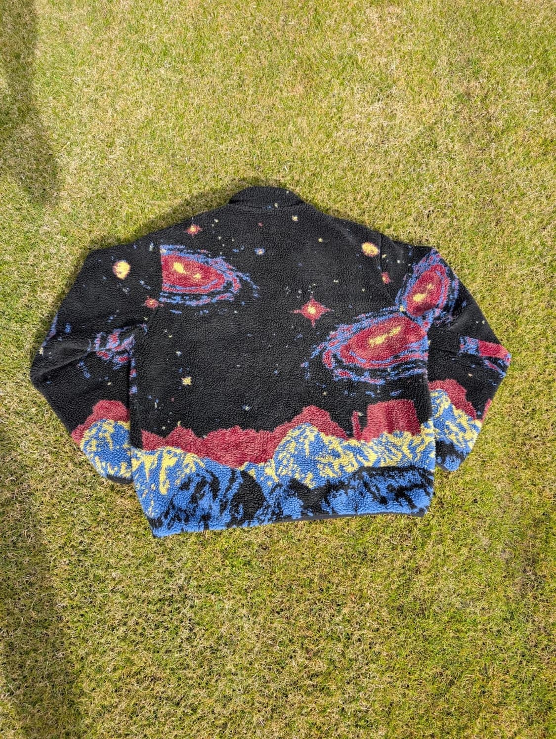 스투시 갤럭시 리버시블 플리스 자켓 블랙 상품이미지3