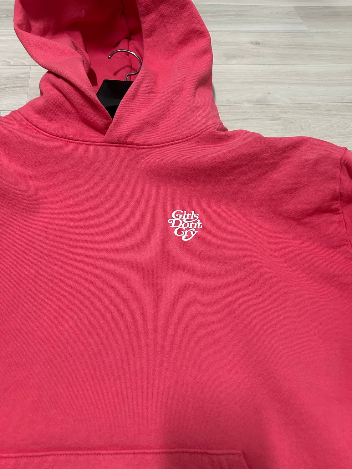 베르디 걸스돈크라이 후드 핑크 상품이미지2