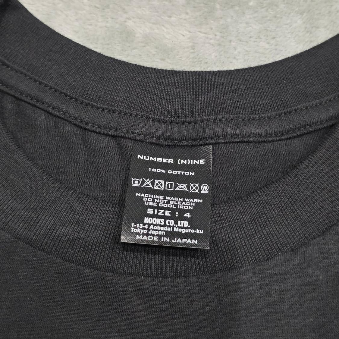 넘버나인 스쿨 오브 비주얼 코미디 스컬 티셔츠 상품이미지3